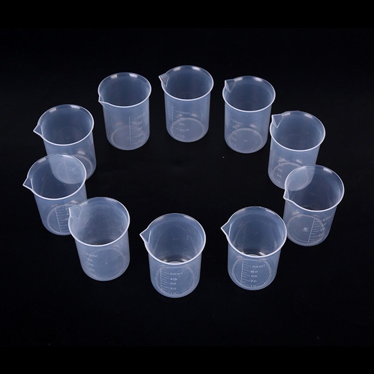 90ml Aahkels Plastic Measuring Cup, For Chemical Laboratory